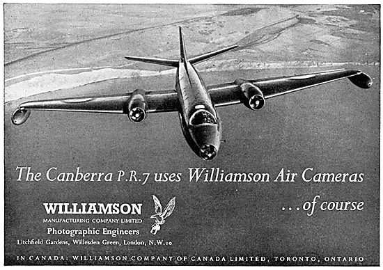 Williamson Aircraft Cameras, Gun Cameras & Accessories           