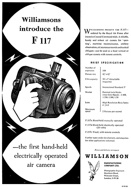 Williamson F117 Camera                                           