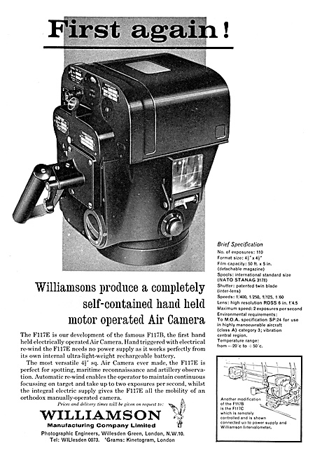 Williamson F117B Air Camera                                      