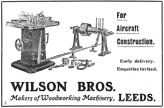 Wilson Brothers Woodworking Machinery                            