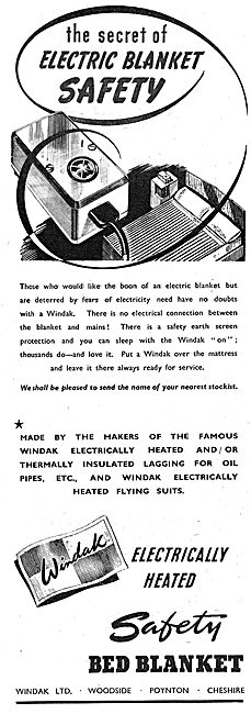 Baxter Woodhouse & Taylor -  Windak Electric Blankets            