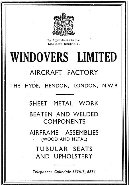 Windovers - Sheet Metal Work  & Upholstery                       