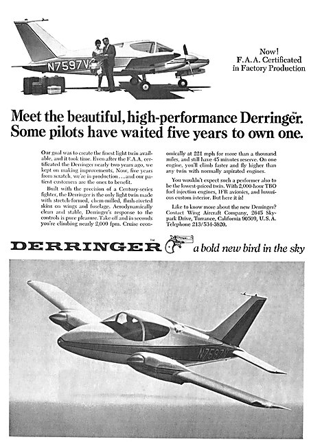 Wing Derringer Aircraft                                          