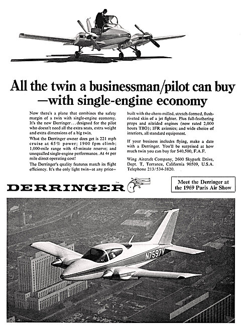 Wing Derringer Aircraft                                          