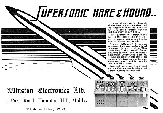 Winston Electronics:  Electronic Lung - High Speed Test Cameras  