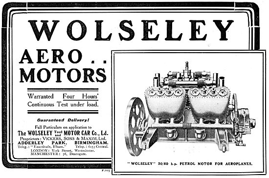 Wolseley Aero-Engines                                            