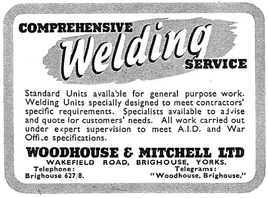 Woodhouse & Mitchell. Wakefield Road. Brighouse. Welding         