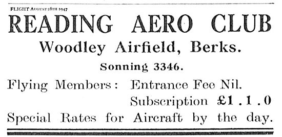 Reading Aero Club. Flying Training & Aircraft Hire               