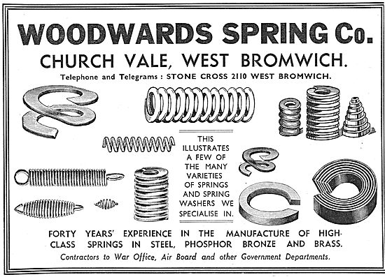 Woodwards Spring & Washer Co - Church Vale                       