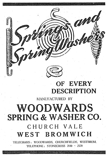 Woodwards Springs & Washers                                      