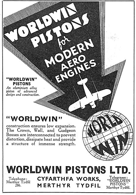 Worldwin Aero Engine Pistons - Merthyr Tydfil                    