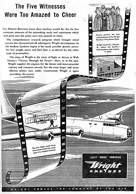 Wright Cyclone Aero Engines 1944                                 