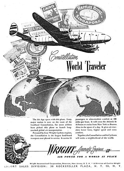Wright Cyclone - Lockheed Constellation                          
