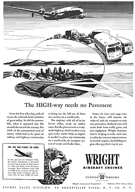 Curtiss Wright Cyclone 1946                                      