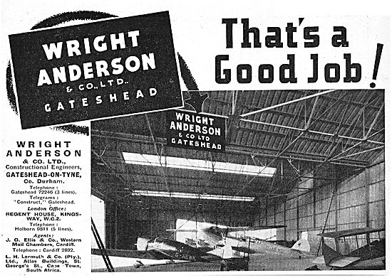 Wright Anderson & Co - Aircraft Hangars                          