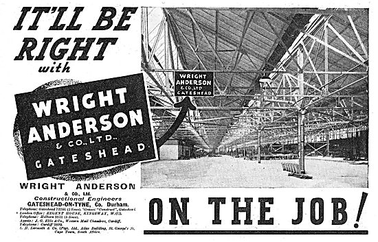 Wright Anderson & Co - Aircraft Hangars                          