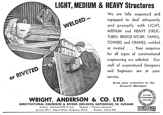 Wright Anderson Constructional Steelwork                         