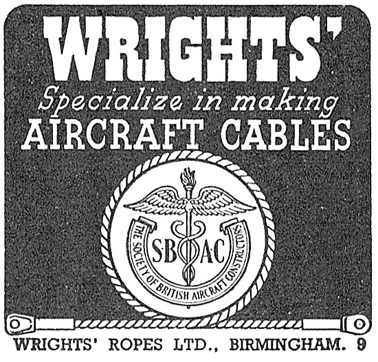 Wrights Ropes Wrights Aircraft Cables                            
