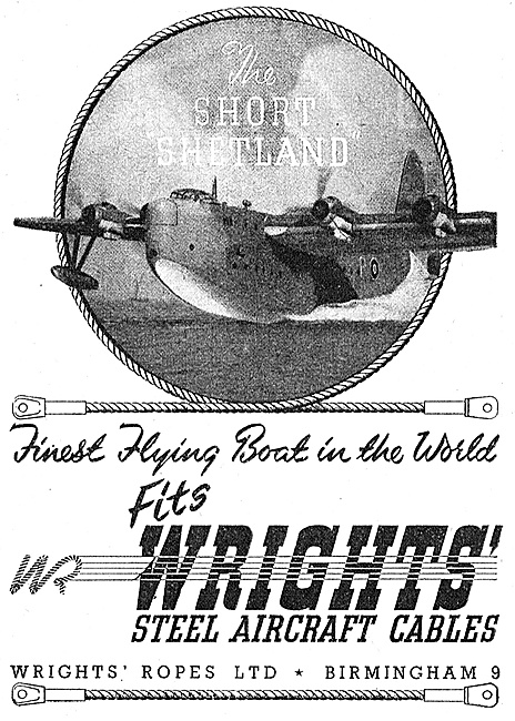 Wrights Ropes Steel Aircraft Cables                              