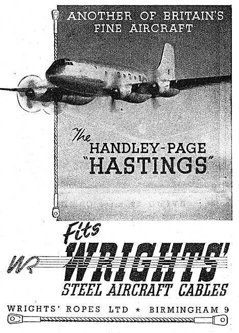 Wrights Ropes Steel Aircraft Cables                              