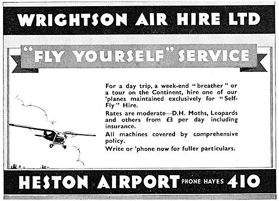 Wrightson & Pearse. Heston Airport. Private Hire                 