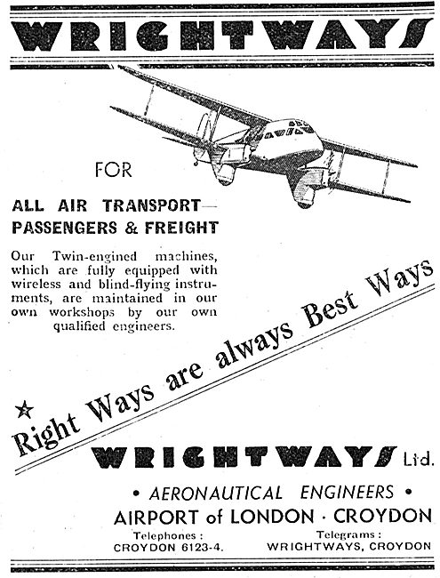 Wrightways Croydon - Air Taxi Service                            