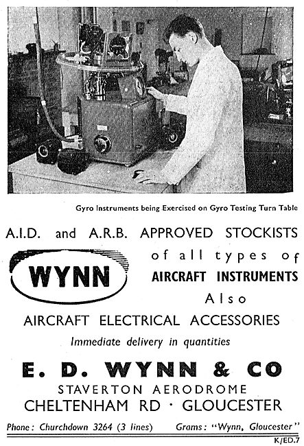 E.D.Wynn & Co Instrument & Electrical Spares Stockists           