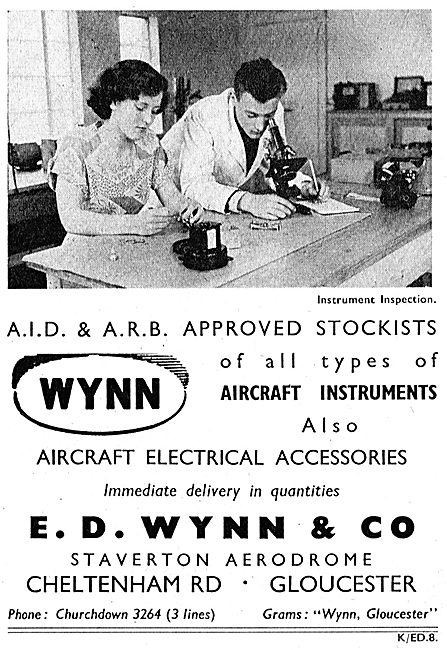 E.D.Wynn & Co Instrument & Electrical Spares Stockists           