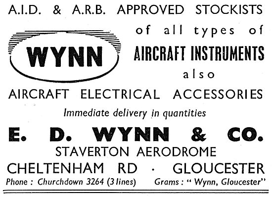 E.D.Wynn & Co Instrument & Electrical Spares Stockists           