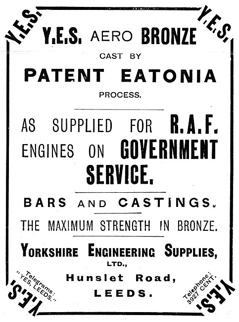 Yorkshire Engineering Supplies : YES Eatonia Phosphor Bronze     