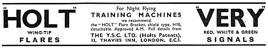 YSC Standard Pyrotechnics: Holt Wing-Tip Flares For Night Flying 