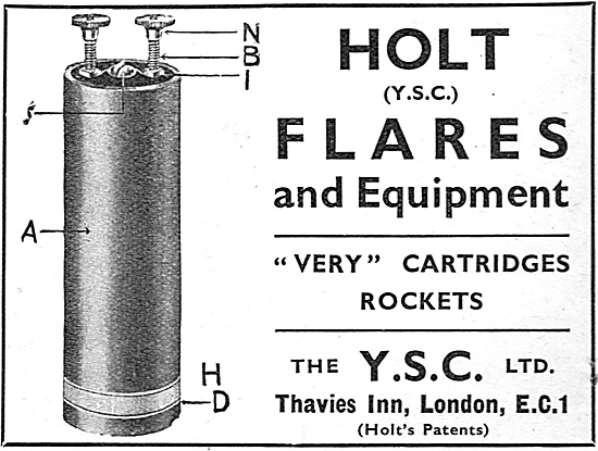 Y.S.C. Holt Wing Tip Flares - Very Cartridges - Pyrotechnics     