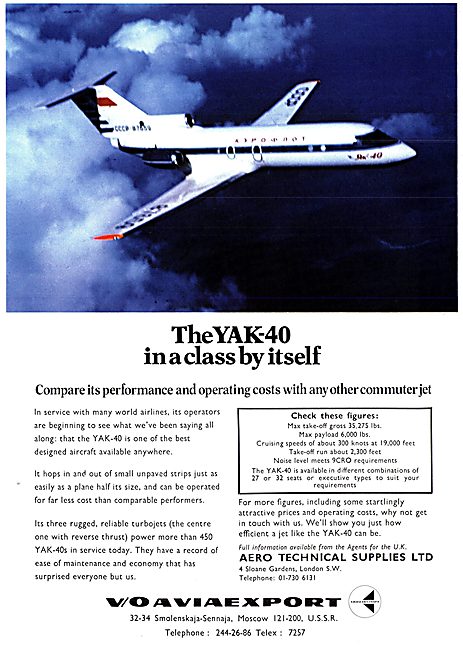 Yakovlev YAK-40                                                  