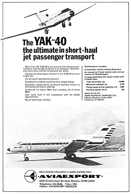 Yakovlev YAK-40                                                  