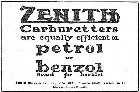 Zenith Carburetters                                              