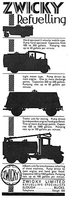 Zwicky Aircraft Refuelling Vehicles                              