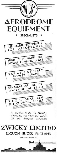 Zwicky High Duty Hand And Power Pumping Units: Aerodrome         