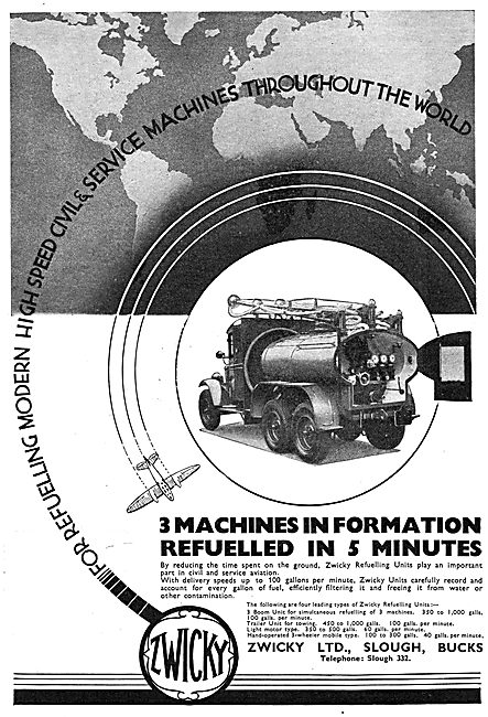 Zwicky Mobile Aircraft Refuelling Units - 3 Machine Capability   