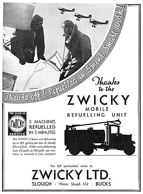 Zwicky Moblie Aircraft Refuelling Units - 3 Boom Unit            