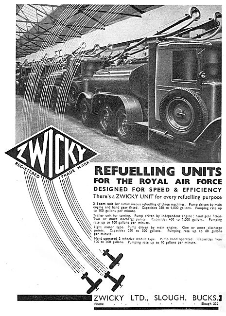 Zwicky Mobile Aircraft Refuelling Units: Royal Air Force         