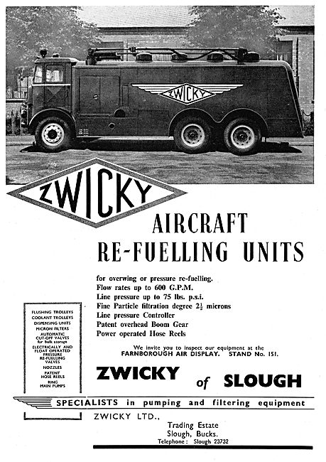 Zwicky Aircraft Refuelling Units                                 