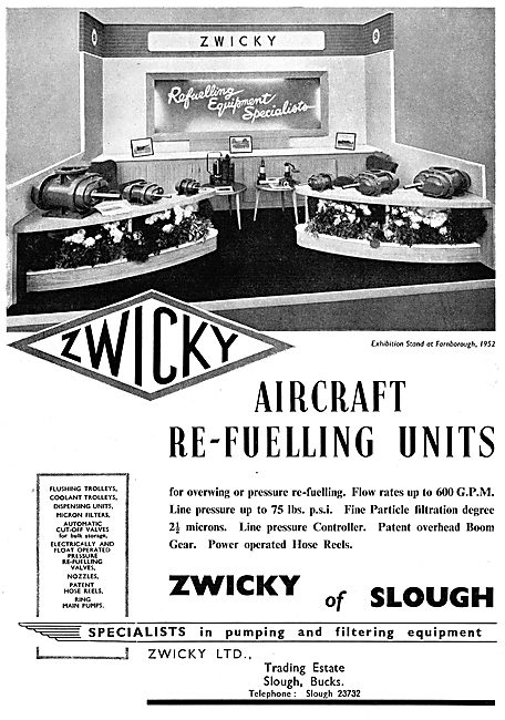 Zwicky Aircraft Refuelling Units                                 