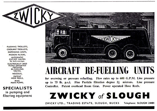 Zwicky Aircraft Refuelling Units                                 