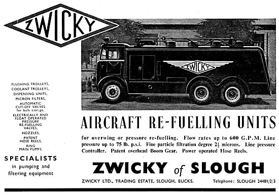 Zwicky Aircrft Re-Fuelling Units                                 