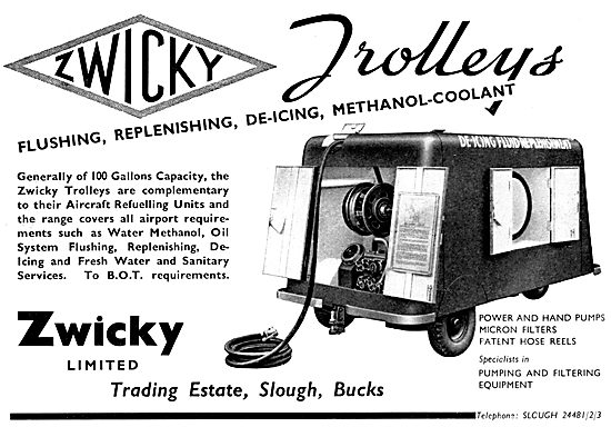 Zwicky Aircraft Servicing Trolleys                               