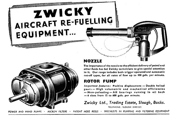 Zwicky Refuelling Equiipment                                     