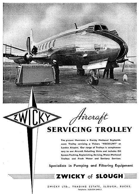 Zwicky Refuelling Equipment - Zwicky Aircraft Servicing Trolley  