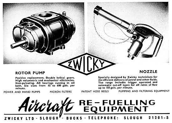 Zwicky Aircraft Refuelling Equipment                             