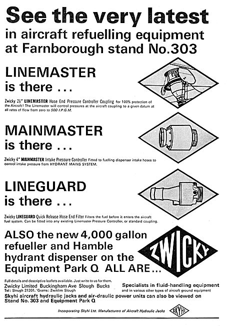Zwicky Aircraft Refuelling Equipment                             