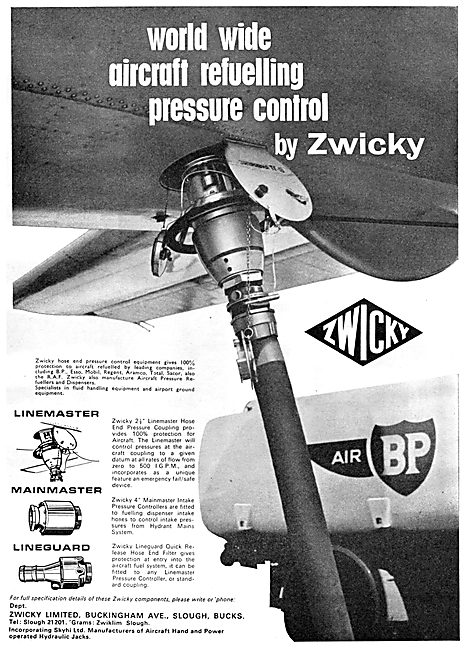 Zwicky Pressure Refuelling Components                            